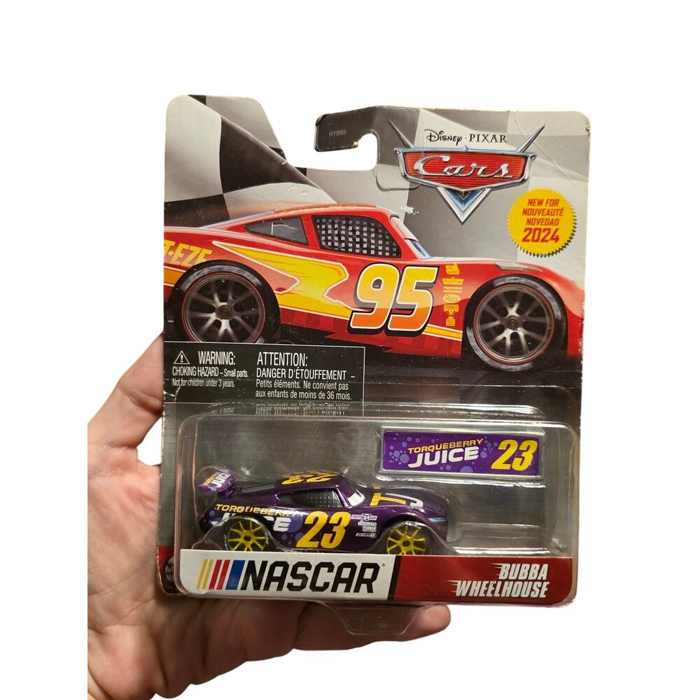 Disney Pixar Cars NASCAR Bubba Wheelhouse #23 Torqueberry Juice 2024 Diecast